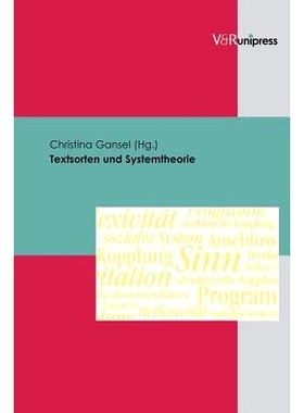 预订 Textsorten und Systemtheorie 文本类型与系统理论: 9783899714708