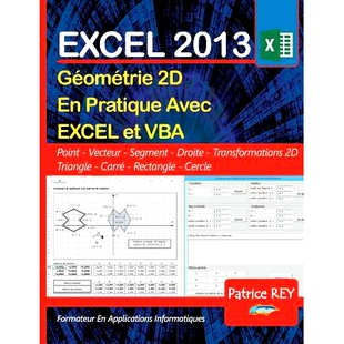 预订 Geometrie 2D avec EXCEL 2013 et VBA: avec le tableur EXCEL: 9782322165391