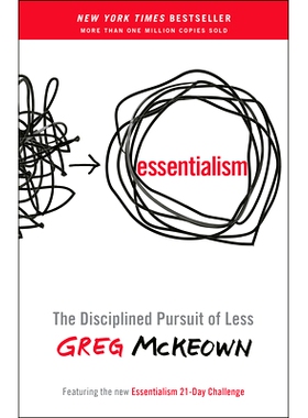 预订 Essentialism: The Disciplined Pursuit of Less 本质主义: 9780804137409