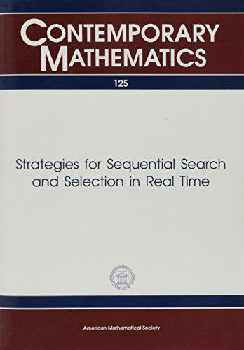【预售】Strategies for Sequential Search and Selection in Real Time
