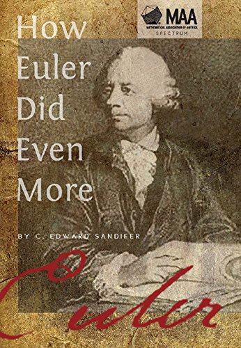 【预售】How Euler Did Even More - 封面