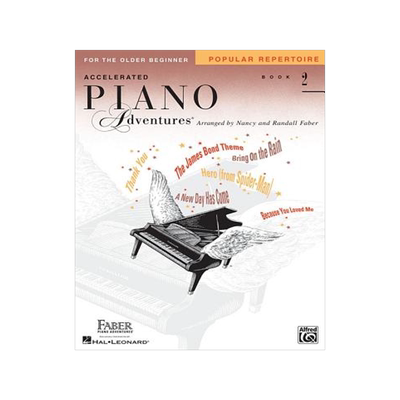 2级流行曲集 菲伯尔钢琴快速教程 英文原版 Accelerated Piano Adventures for the Older Beginner