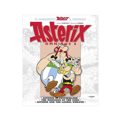 英文原版 高卢英雄历险记 16-18 合订本 卷六 儿童漫画 Asterix Omnibus 6 阿斯特克斯在瑞士 神仙居 凯撒的桂冠