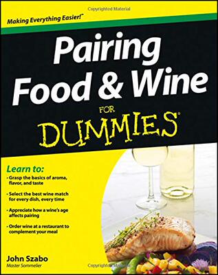 预售 英文原版 葡萄酒配餐指南 傻瓜书 Pairing Food & Wine for Dummies
