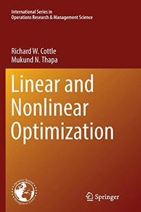 Nonlinear and Linear Optimization 预订