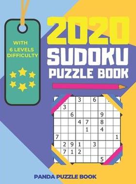 [预订]2020 Sudoku Puzzle Book With 6 Levels Difficulty: Jumbo Sudoku Books For Adults 9798613296651
