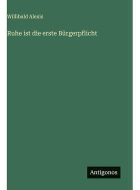 预订 Ruhe ist die erste Bürgerpflicht: 9783566118723