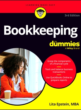 现货 Bookkeeping for Dummies, 3rd Edition: 9781394349791