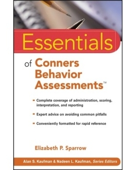 预订 Essentials of Conners Behavior Assessments Conners 行为评估量概要: 9780470346334