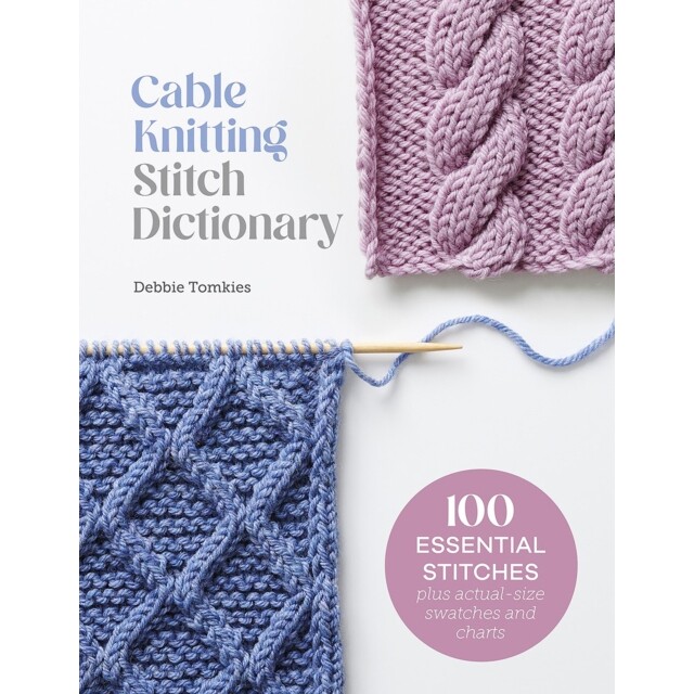 麻花针织针法词典 100种基本针法 钩针指南 手工DIY Cable Knitting Stitch Dictionary