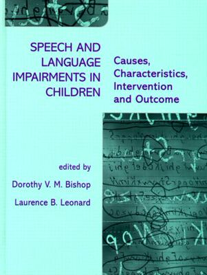 【预订】Speech and Language Impairments in Children