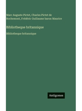 预订 Bibliotheque britannique: Bibliotheque britannique: 9783563761663