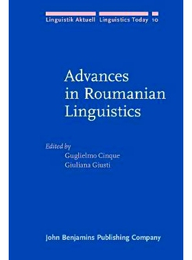 预订 Advances in Roumanian Linguistics.: 9789027227300