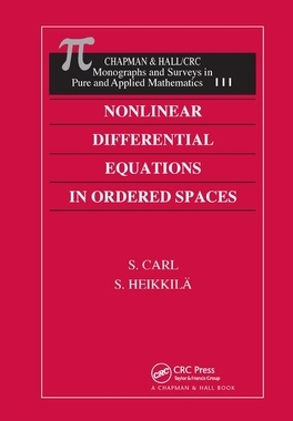 【预订】Nonlinear Differential Equations in Ordered Spaces