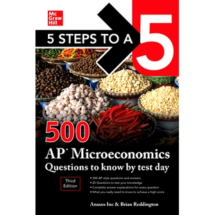 预订 5 Steps to a 5: 500 AP Microeconomics Questions to Know by Test Day, Third Edition: 9781260474695
