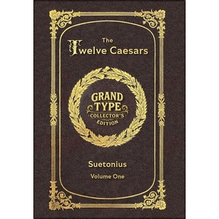 预订 Large Print - The Twelve Caesars, Volume 1 of 3 - Grand Type Collector’s Edition - Matte Hardcover with Dust Jacke