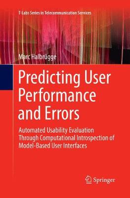 【预订】Predicting User Performance and Errors
