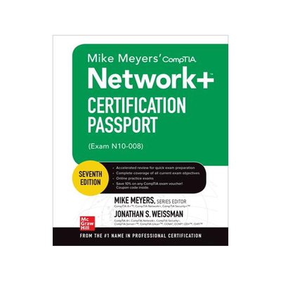[预订]Mike Meyers’ Comptia Network+ Certification Passport, Seventh Edition (Exam N10-008) 9781264268962