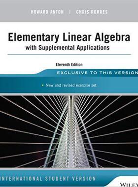 【预售】Elementary Linear Algebra With Suppl...