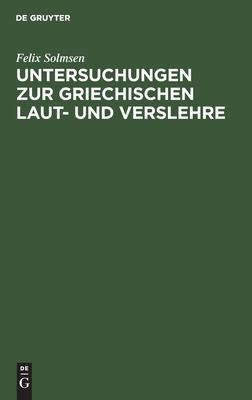 【预订】Untersuchungen zur griechischen Laut- und Verslehre 9783111112336
