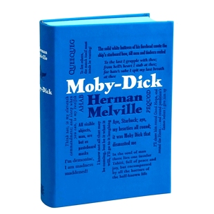 新版 Dick 皮革封面 Moby 英文原版 带刷边 Classics Cloud Word 白鲸 现货