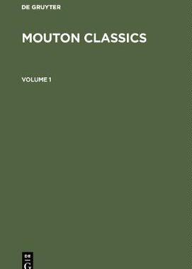 [预订]Mouton Classics 9783110173468
