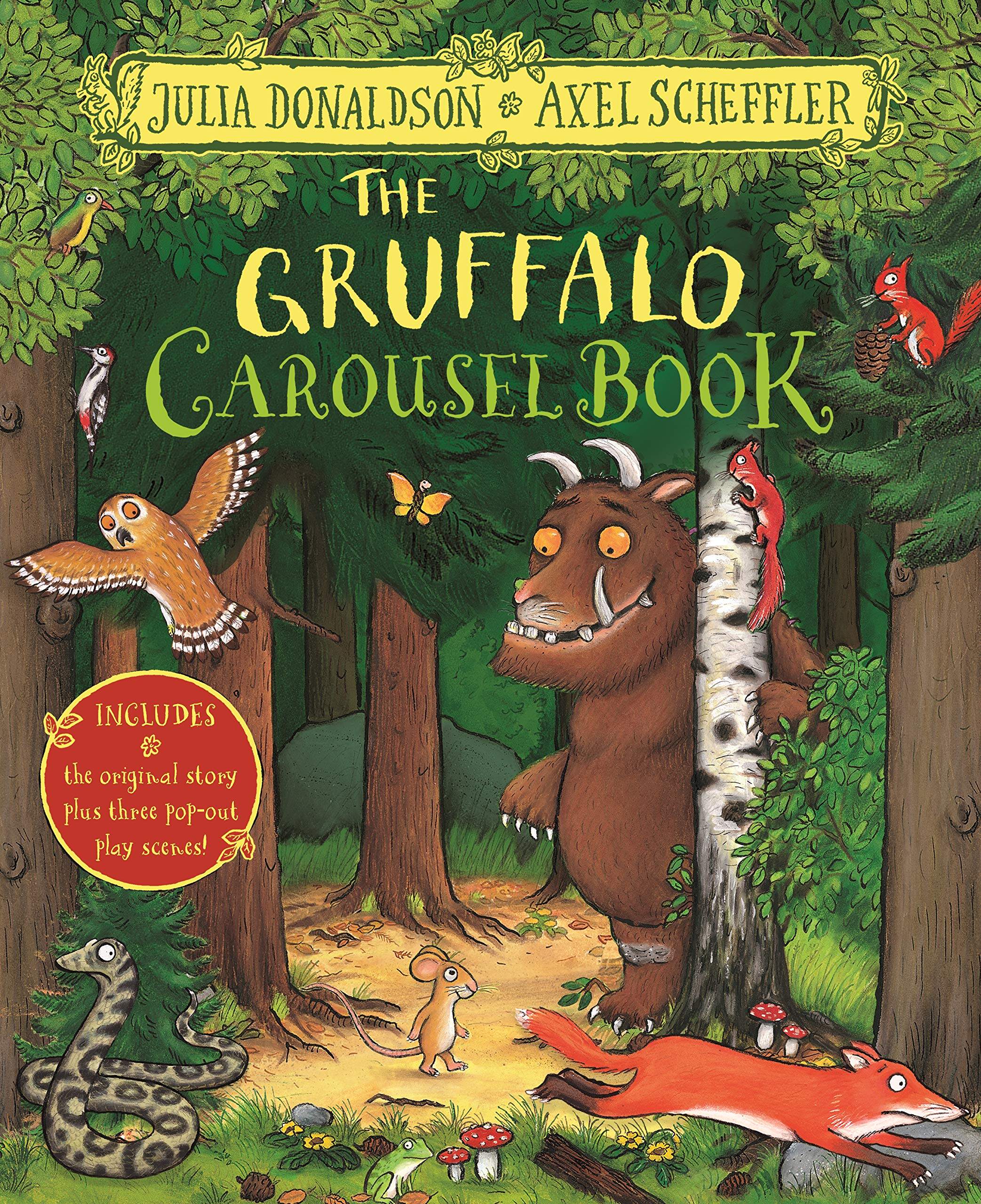 英文原版 咕噜牛旋转立体书 julia donaldson 经典绘本礼品书 the