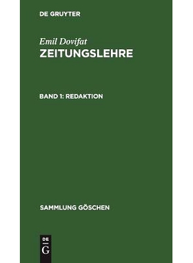预订 Redaktion: Die Sparten. Verlag und Vertrieb, Wirtschaft und Technik, Sicherung der öffentlichen Aufgabe: 978311102