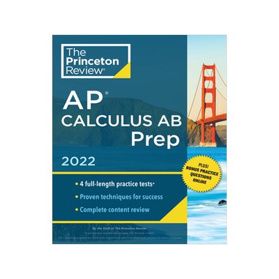 预订 Princeton Review AP微积分AB考试备考指南 2022年 AP Calculus AB Prep, 2022