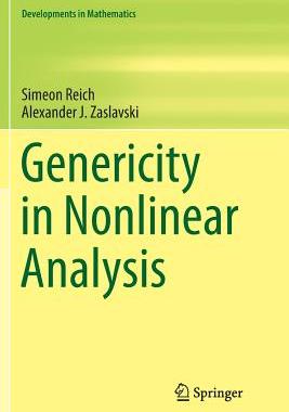 预订 Genericity in Nonlinear Analysis