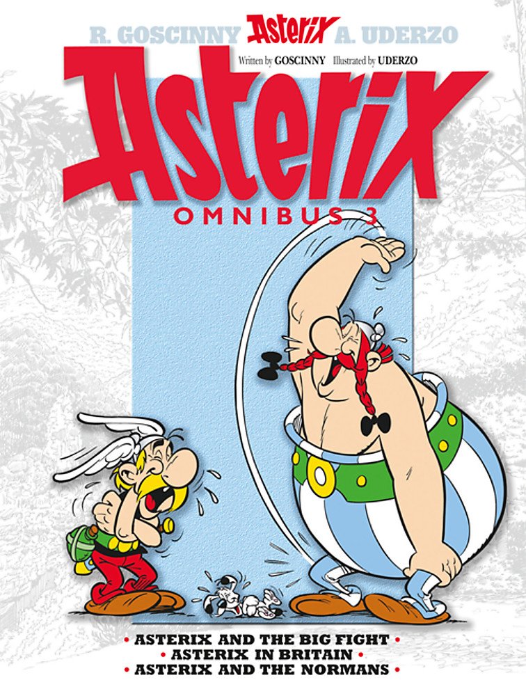 现货 英文原版 高卢英雄历险记 7-9 合订本 卷三 儿童漫画 Asterix Omnibus 3 阿斯特克斯与首领争夺战 在不列颠 与诺曼底人