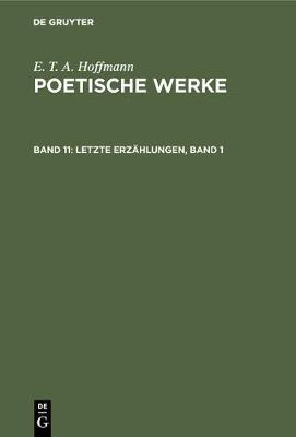 【预订】Letzte Erzählungen, Band 1 9783110056594