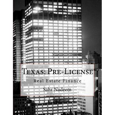 预订 Texas: Pre-License: Real Estate Finance: 9781981575824