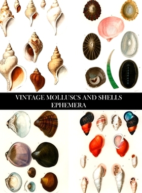 预订 Vintage Molluscs and Shell Ephemera: Conchology Decorative Paper for Collages, Decoupage and Junk Journals: 9798210