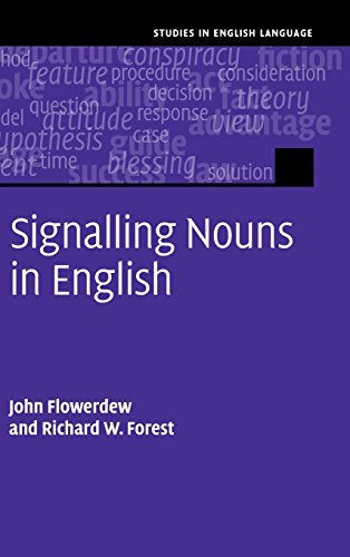 【预订】Signalling Nouns in English