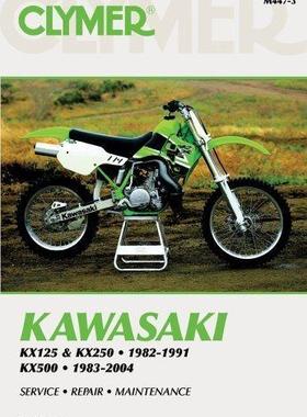 [预订]Clymer Kawasaki KX125 & KX250 1982-1991, KX500 1983-2004 9780892879601