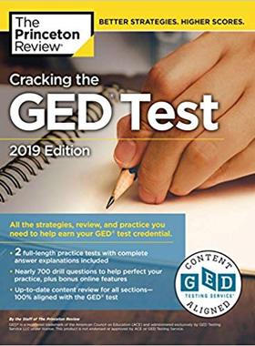 【预售】Cracking the GED Test with 2 Practic...