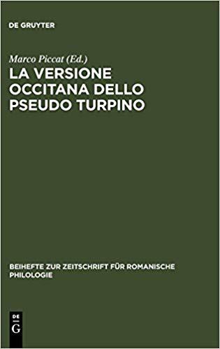 【预订】La versione occitana dello Pseudo Turpino 9783484523081-封面