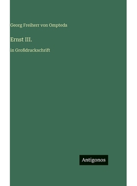 预订 Ernst III.: in Großdruckschrift: 9783566116316