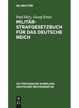 预订 Militär-Strafgesetzbuch für das Deutsche Reich: Text-Ausgabe mit Anmerkungen und Sachregister: 9783111161181