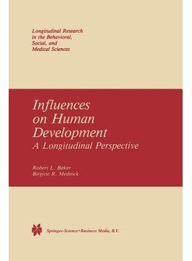预订 Influences on Human Development: A Longitudinal Perspective: 9789401089883