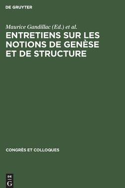 【预订】Entretiens sur les notions de genèse et de structure 9783111052663