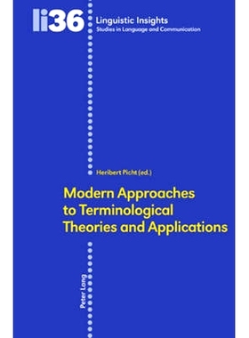 预订 Modern Approaches to Terminological Theories and Applications: 9783039111565