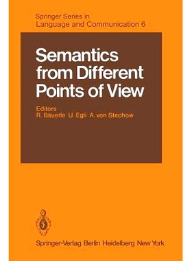 预订 Semantics from Different Points of View: 9783642674600