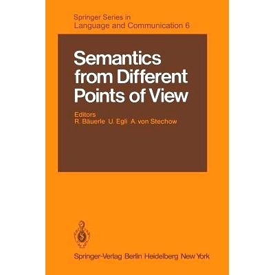 预订 Semantics from Different Points of View: 9783642674600