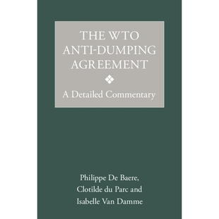 9781108423519 WTO 世贸组织反倾销协议：详细评论 Commentary Detailed Agreement Dumping Anti The 预订