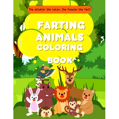 预订 Farting Animals Coloring Book: Laughs Guaranteed!: Unleash the Methane Mayhem: A Farting Animal Coloring Adventure,