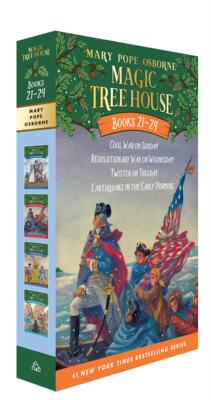 英文原版 神奇树屋 21-24套装 Magic Tree House Volumes 21-24 Boxed Set 进口原版 中小学英文读物