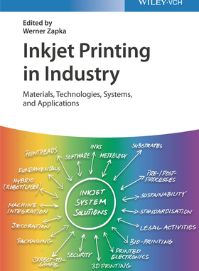 【预订】Inkjet Printing in Industry, 3 Teile 9783527347803