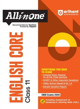 预订 AIO CBSE English Core 11th: 9789368402299